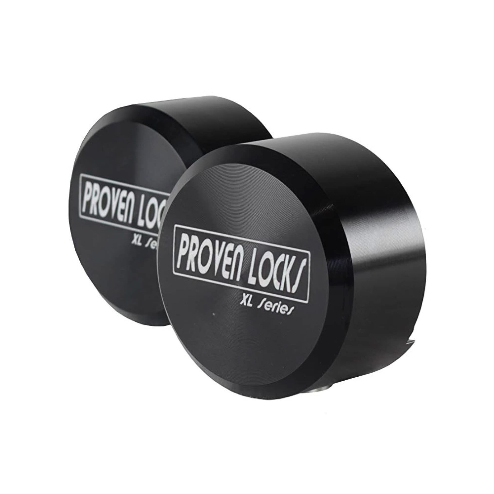 Puck Lock Set, Model 400XL, 2-Pack, Hidden Shackle, Keyed Alike, 6061 Solid A…