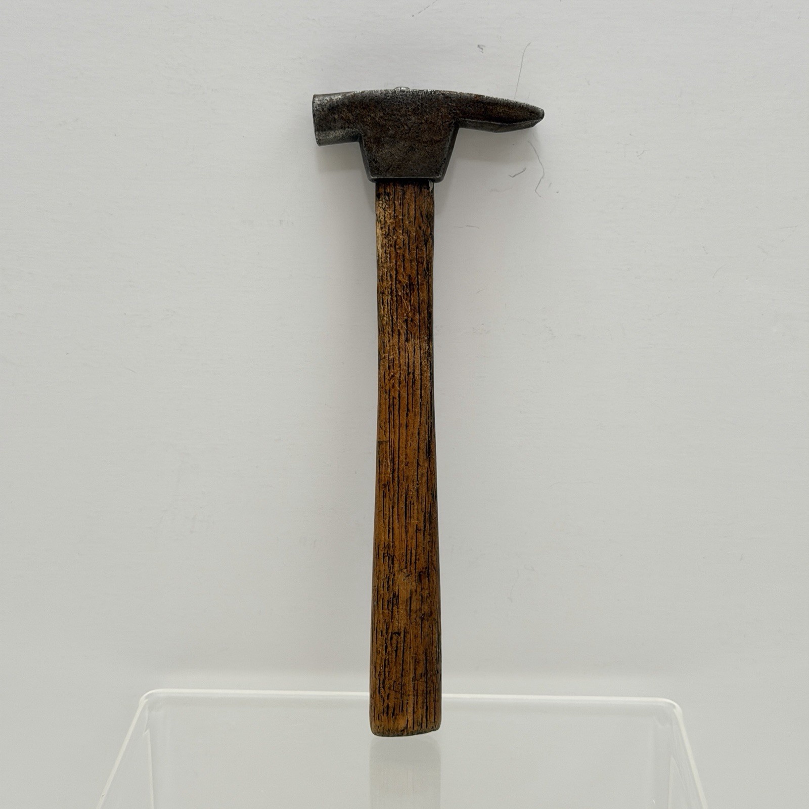 Antique Forged Steel Specialty Small Hammer Original Wood Handle Vintage Tool