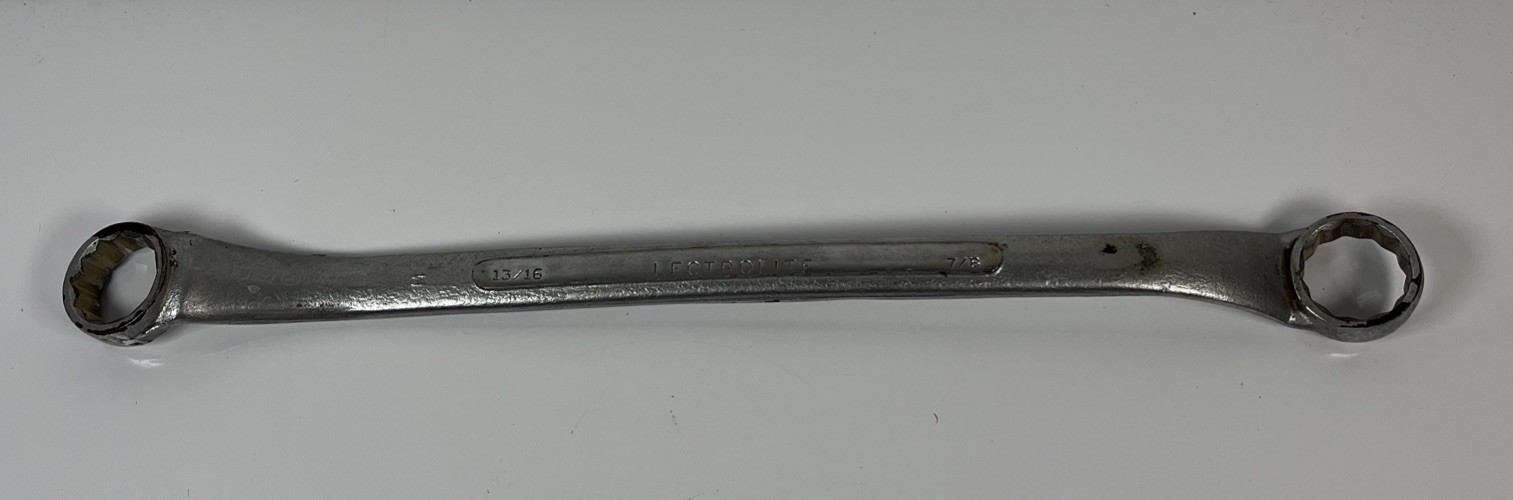 Lectrolite B-2628 Alloy Double Box End Wrench 7/8″ & 13/16 Vintage