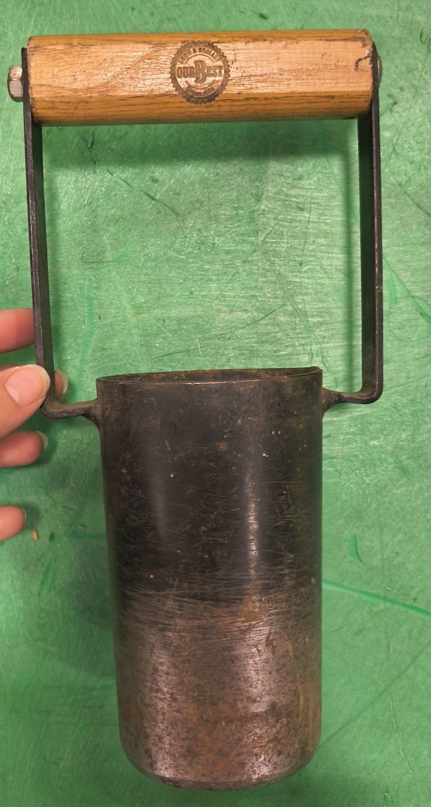 Vintage 1950s Snow & Nealley Our Best Bangor Maine Pulpwood Ring Gauge Tool