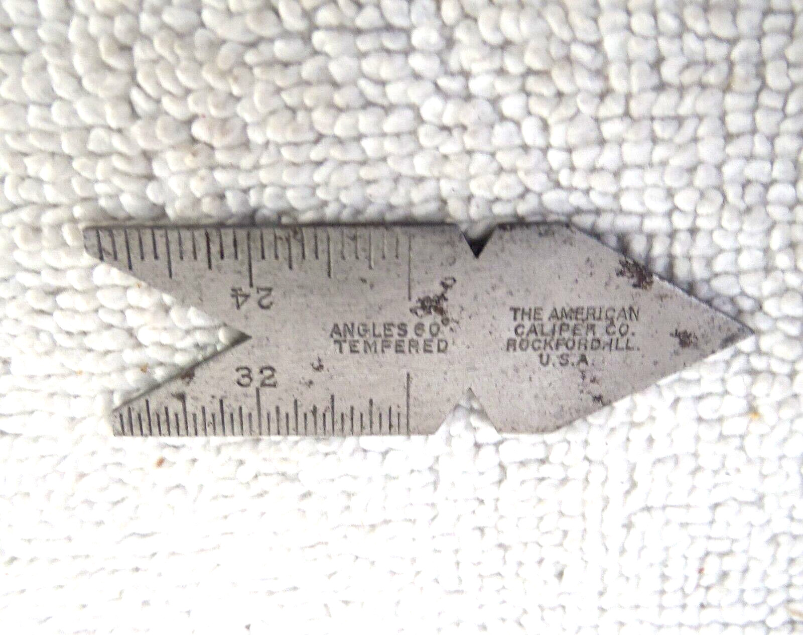 Machinist Draftsman VTG “The American Caliper Co.” Double Depth Gauge USA