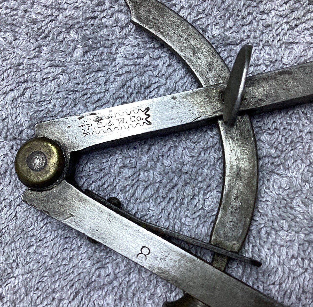 VTG. P.S.&W. NO.8 MACHINIST DIVIDER/COMPASS