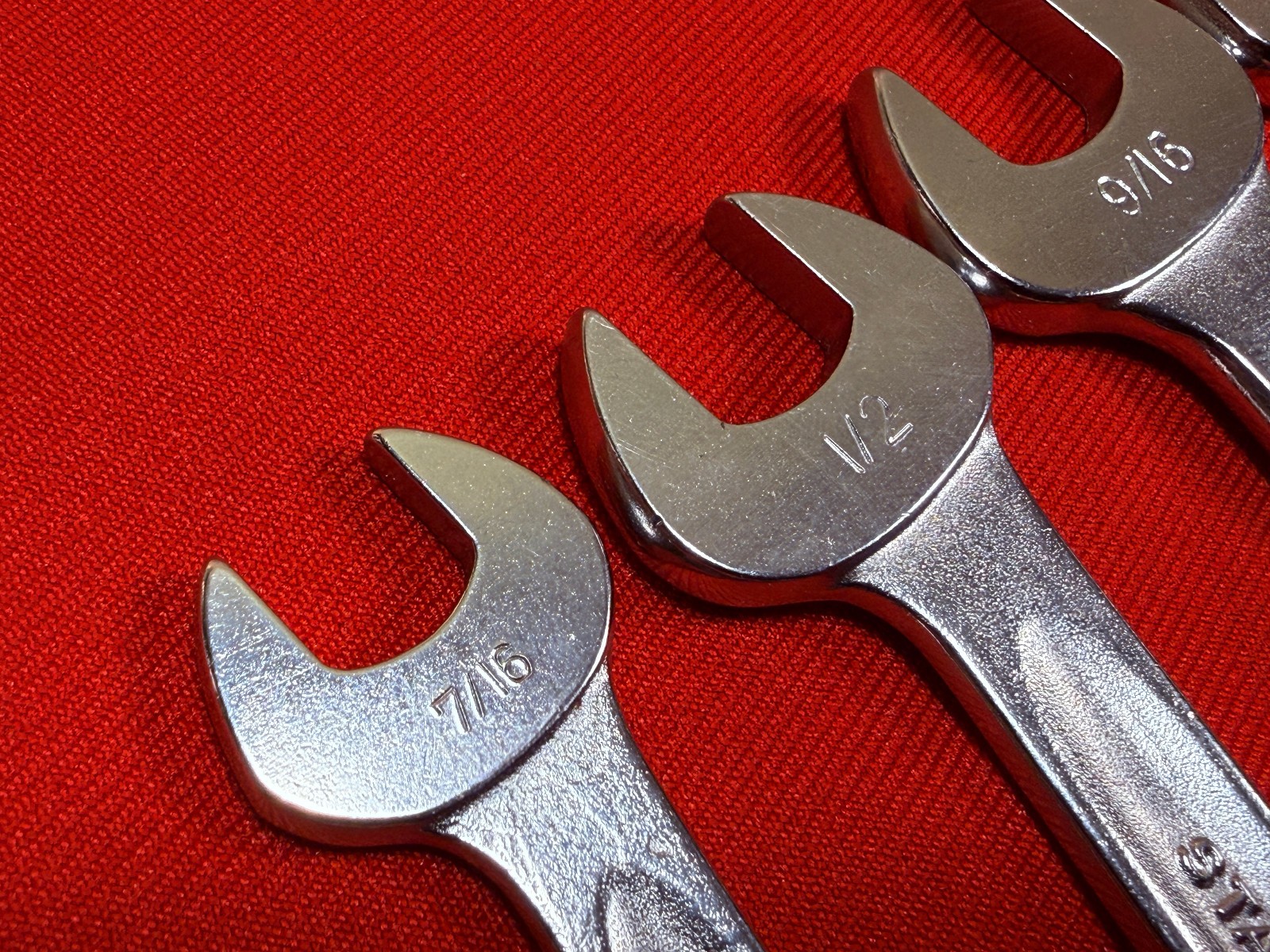 NOS Vintage Stahlwille SAE Open Box 13 series 8 pc Combination Wrench Set