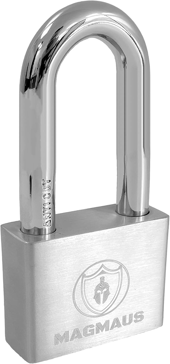 Secure Your Valuables: Heavy-Duty Stainless Steel Padlock with Anti-Cut Shackle