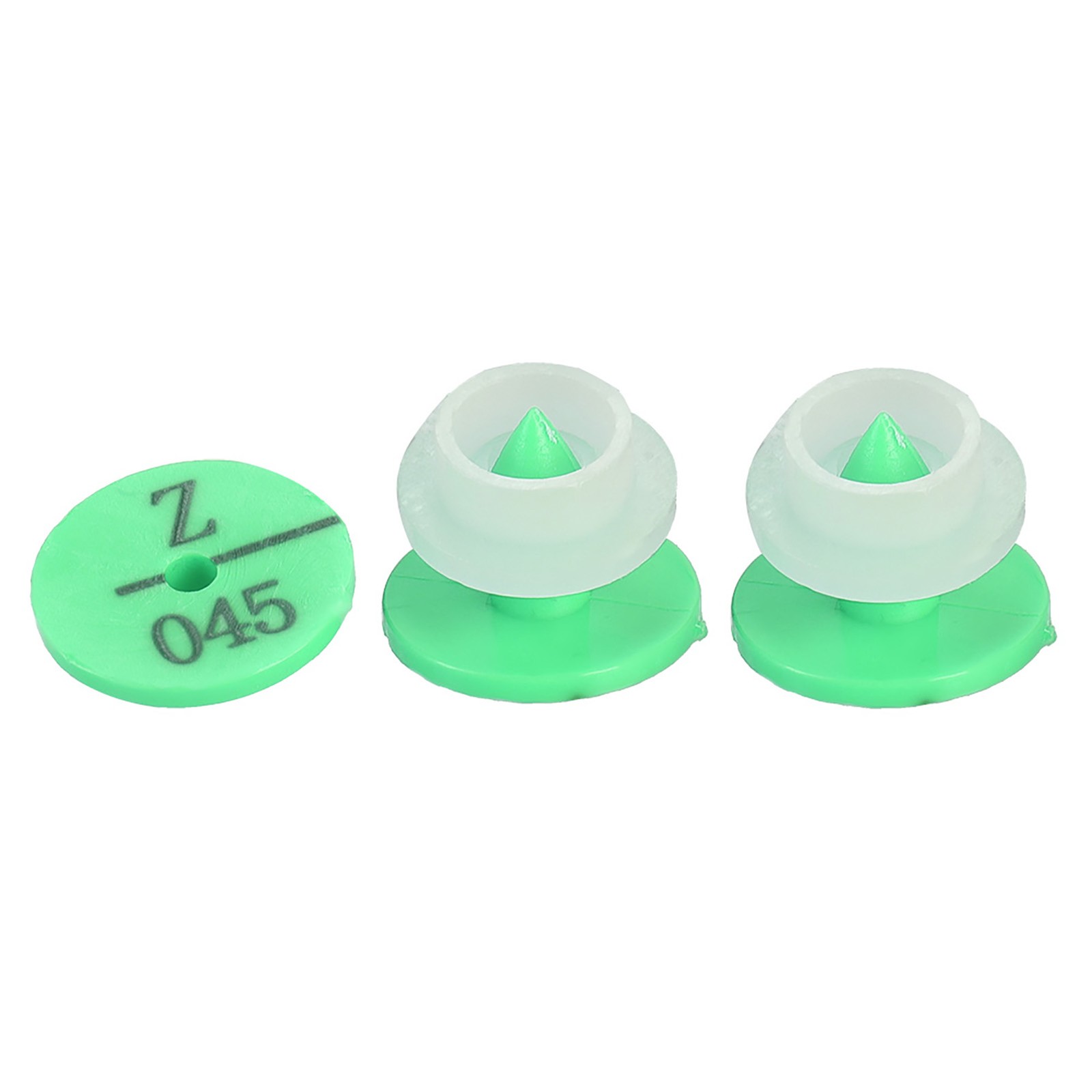 100Pcs Plastic Animal Livestock Ear For Rabbit Dog Green
