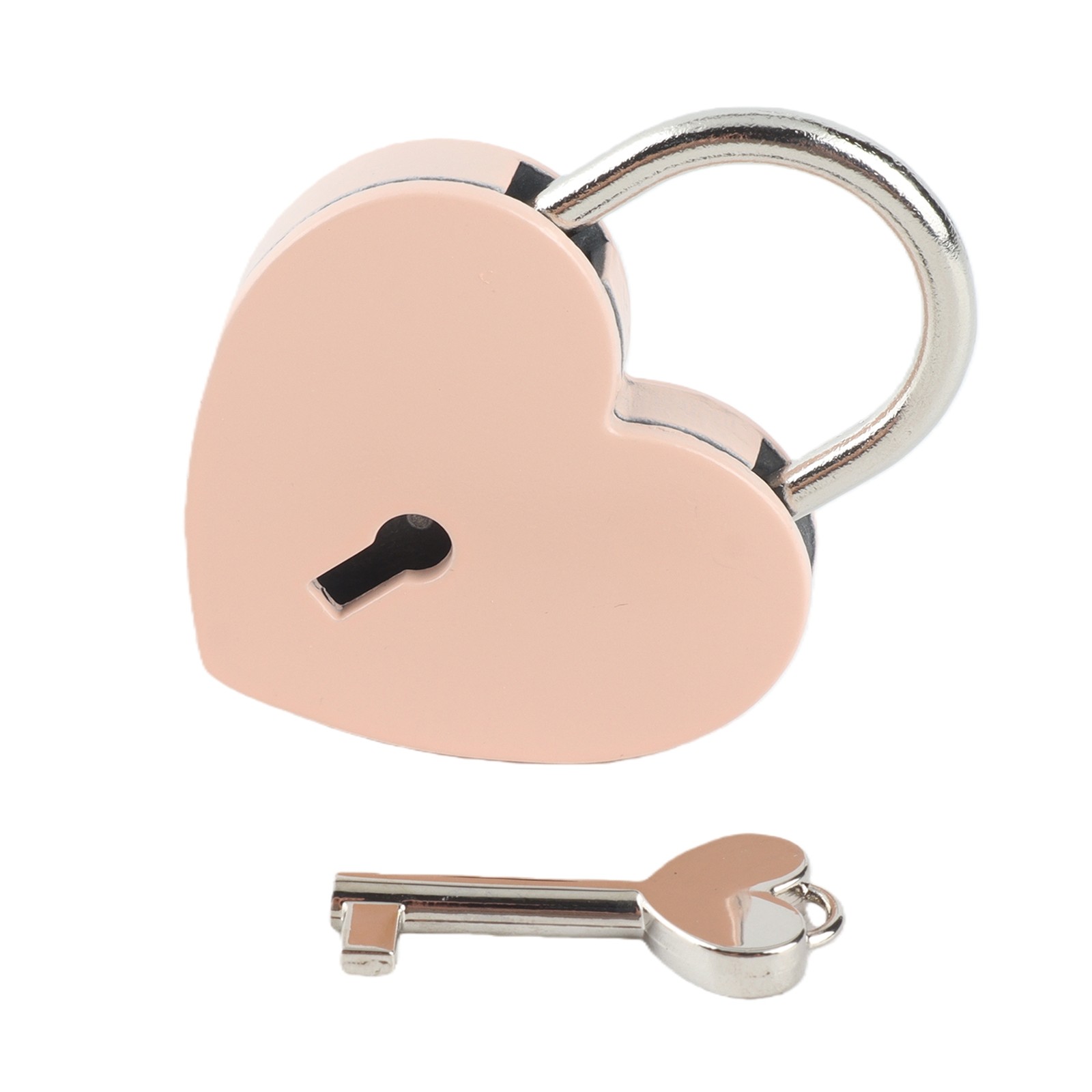 Pink Heart Lock Metal Colorful Exquisite Padlock Household Craft Supplies With