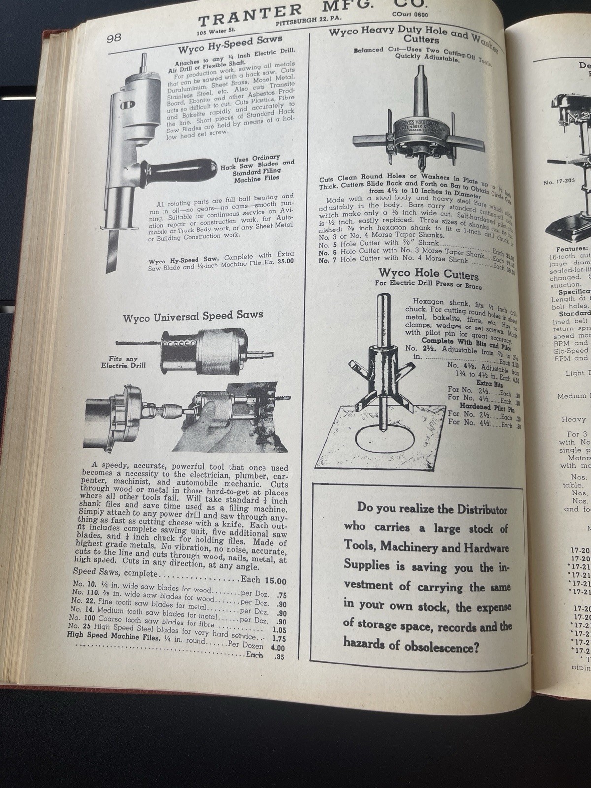 Tranter MFG CO Pumps, Machinery, Shop Equipment Catalog 46 Hardcover Pittsburgh