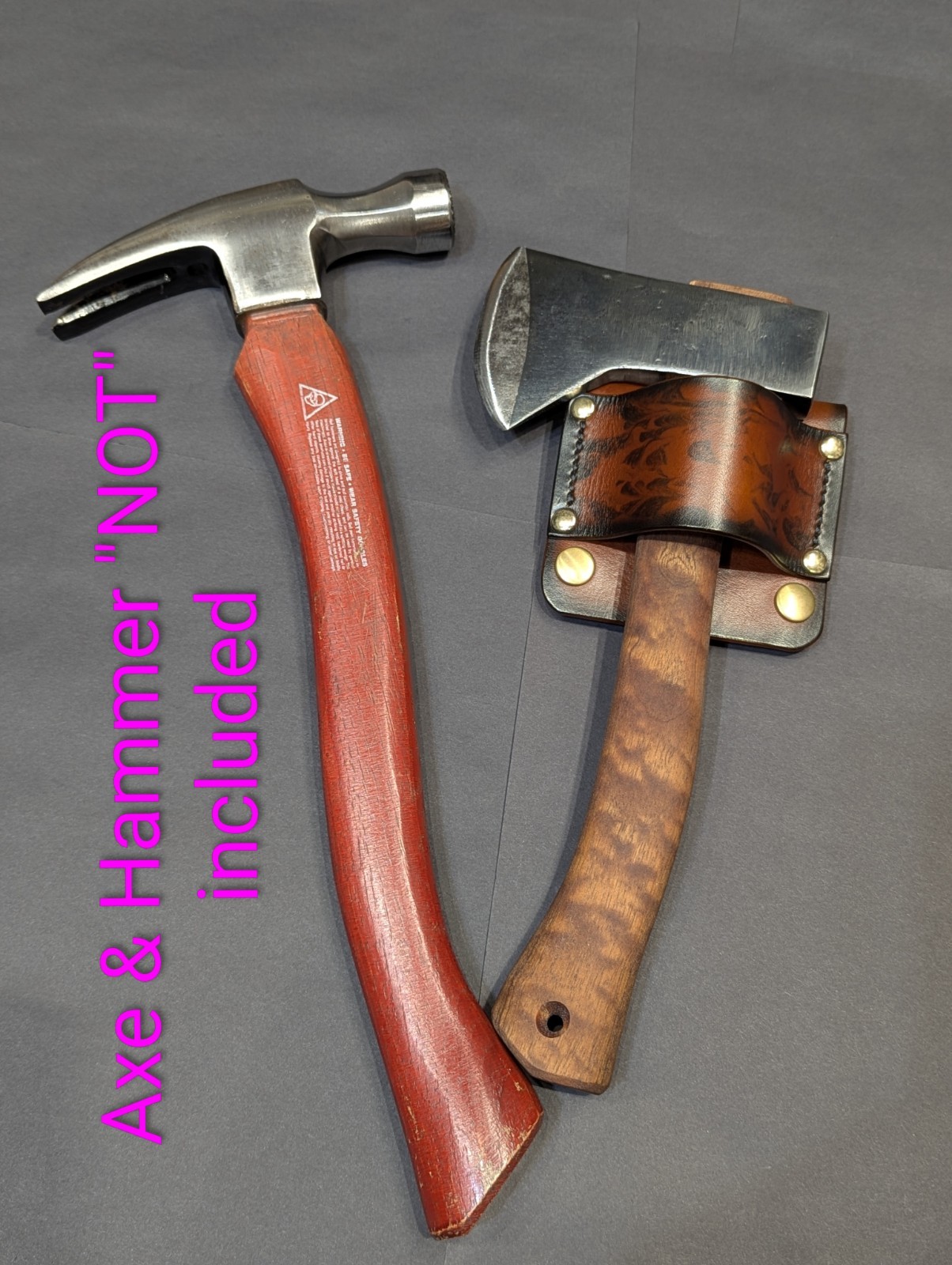 Hatchet / Hammer / Tool Handmade Leather Holster “Only” Bushcraft & Hunting