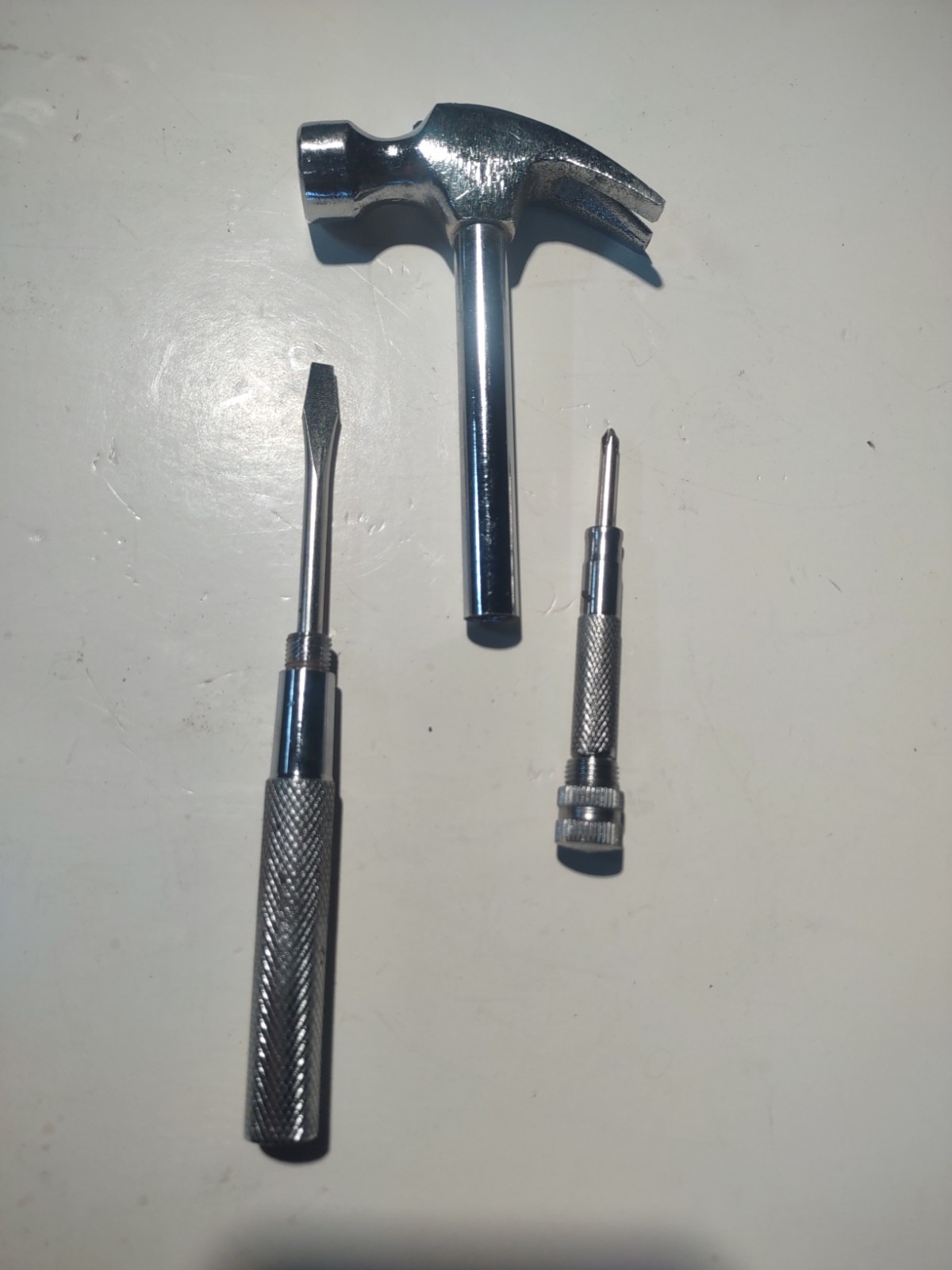 Vintage Nesting Claw Hammer Screwdriver Combo Unbranded