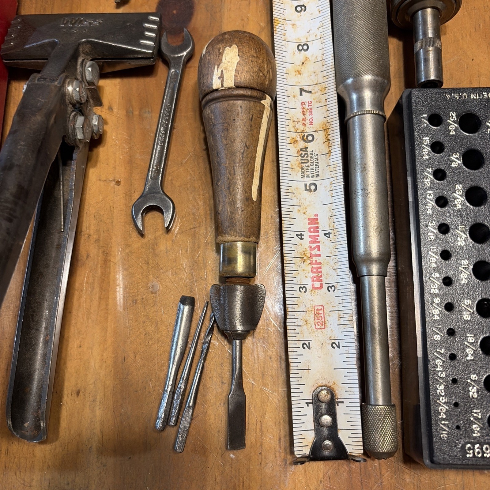 Vtg Lot Of 9 U.S. Made Tools USA Specials Quality Machinist Craftsmen