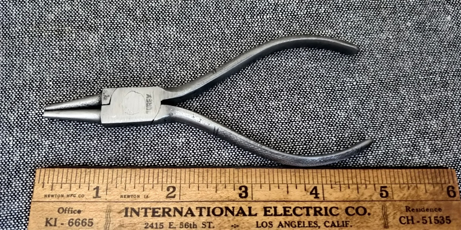 Vintage DUREX Round Nose pliers Wire Working Forming Pliers