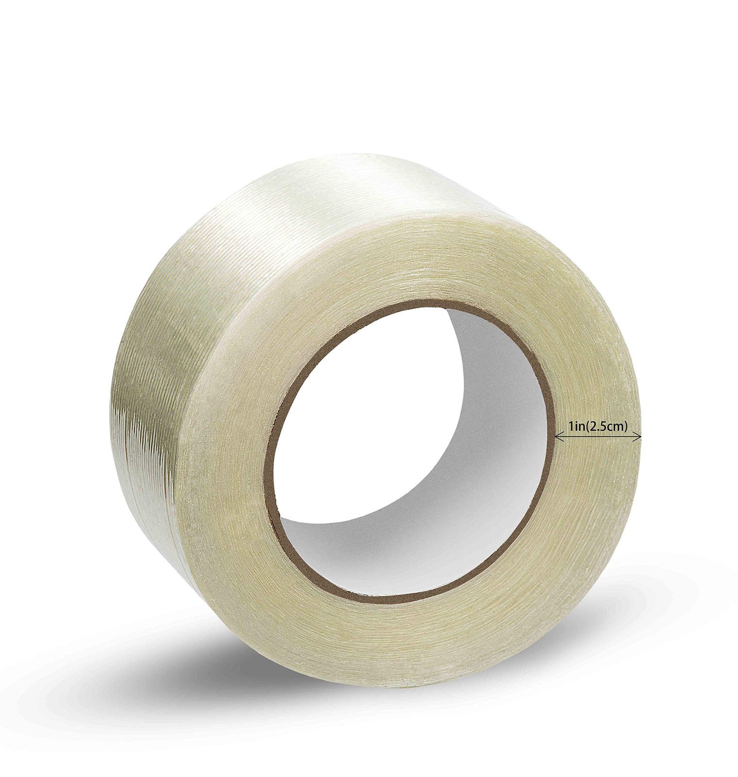 4 Pack 2in(5cm) 164ft (55-Yards / 50-Meters) 5.9mil Fiberglass Tape, Transpar…