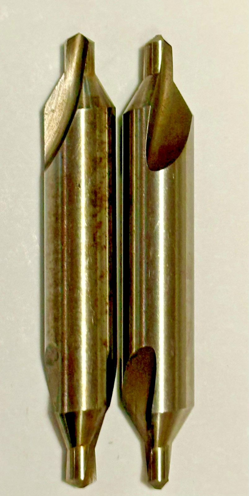 Vintage Cleveland Twist Drill Co No 5 HSS Center Drill Diamond Logo USA – Qty. 2