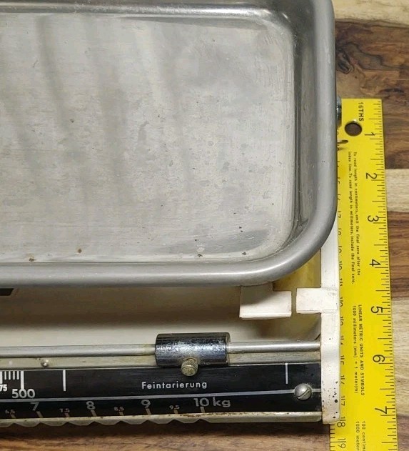 ⚖️Vintage ZENITH German Made Kitchen Scale 1960’s Working Condition 10 Kg