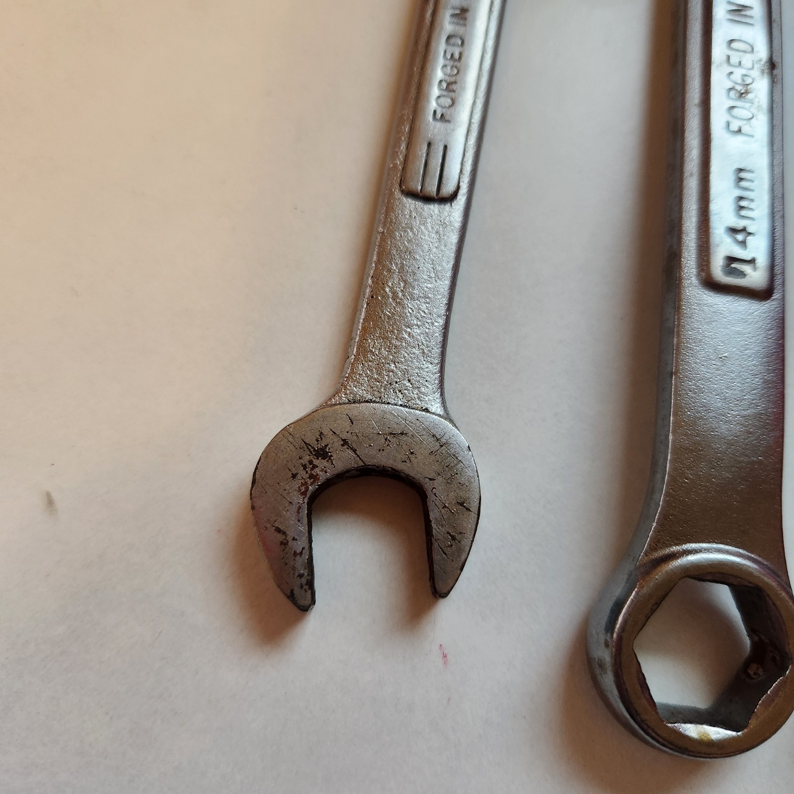 Lot of 9 Vintage Craftsman Wrench Set Various Sizes Combination Forged in USA