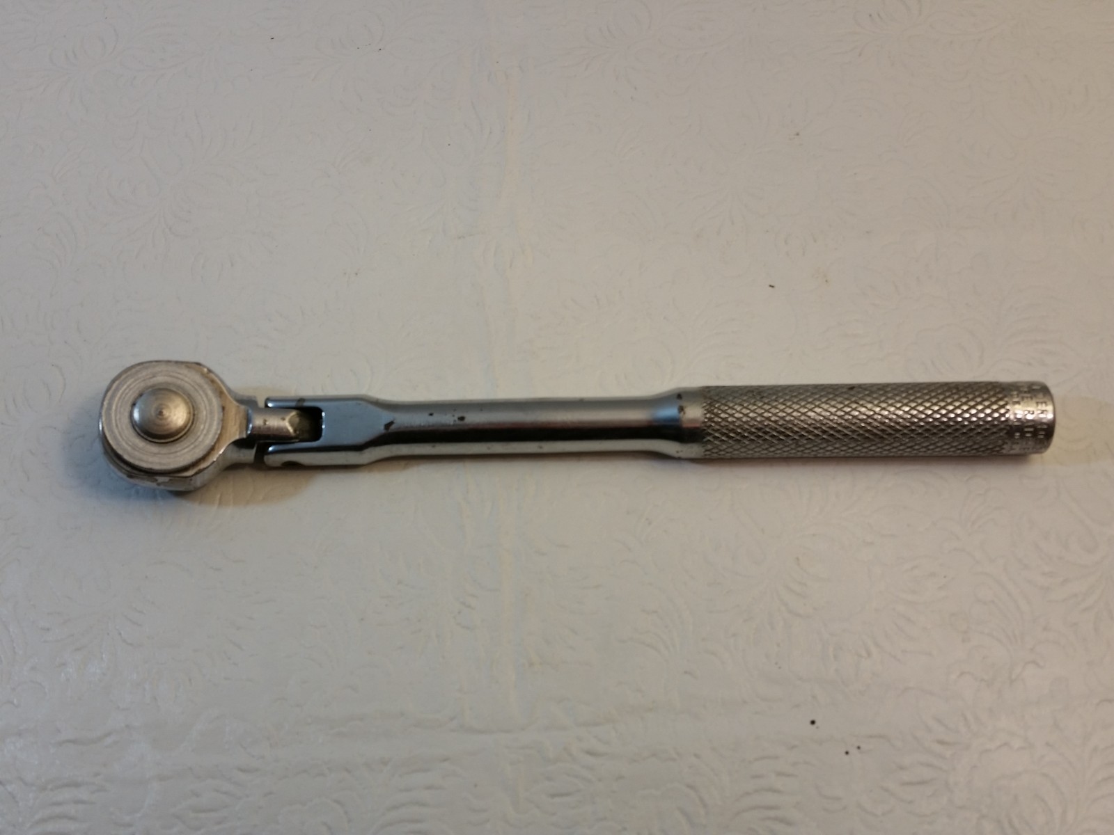 Vintage Walden 4052H Hinge Ratchet 3/8 Drive Flex Head USA