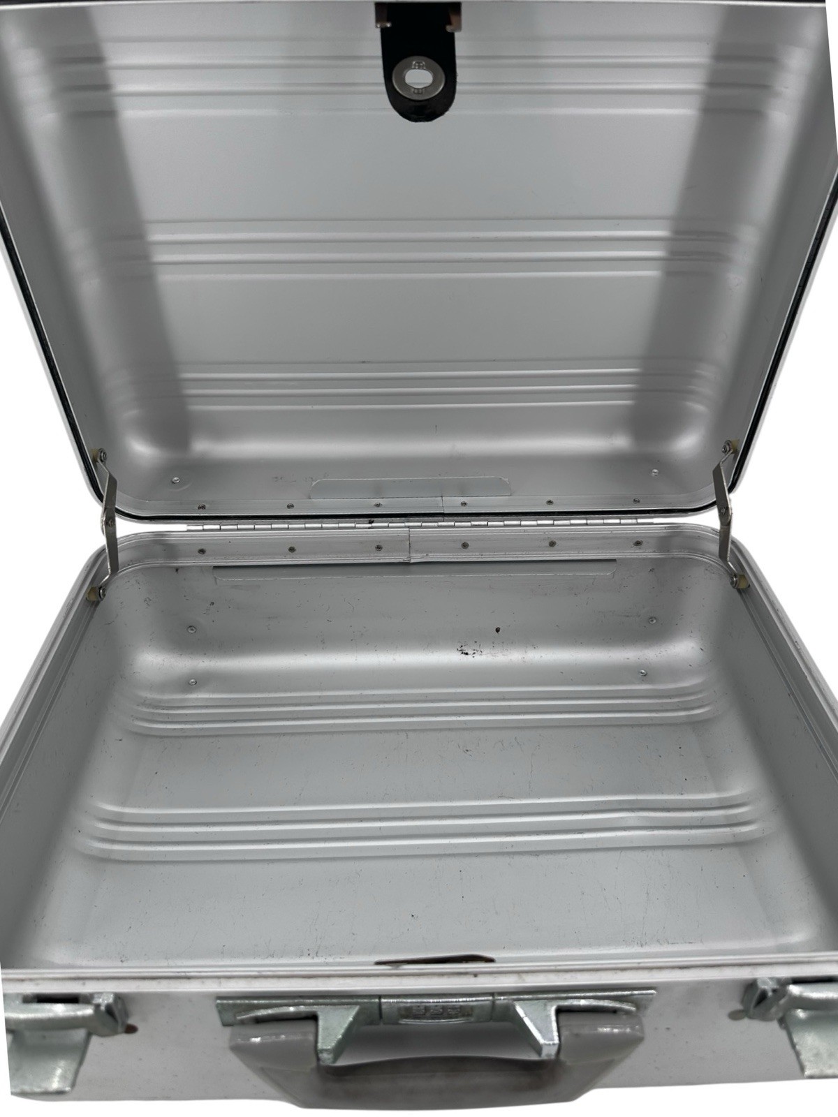 Vintage Aluminum Briefcase Suitcase Tool Case W/Snap-On Tool Pallet Insert *SEE
