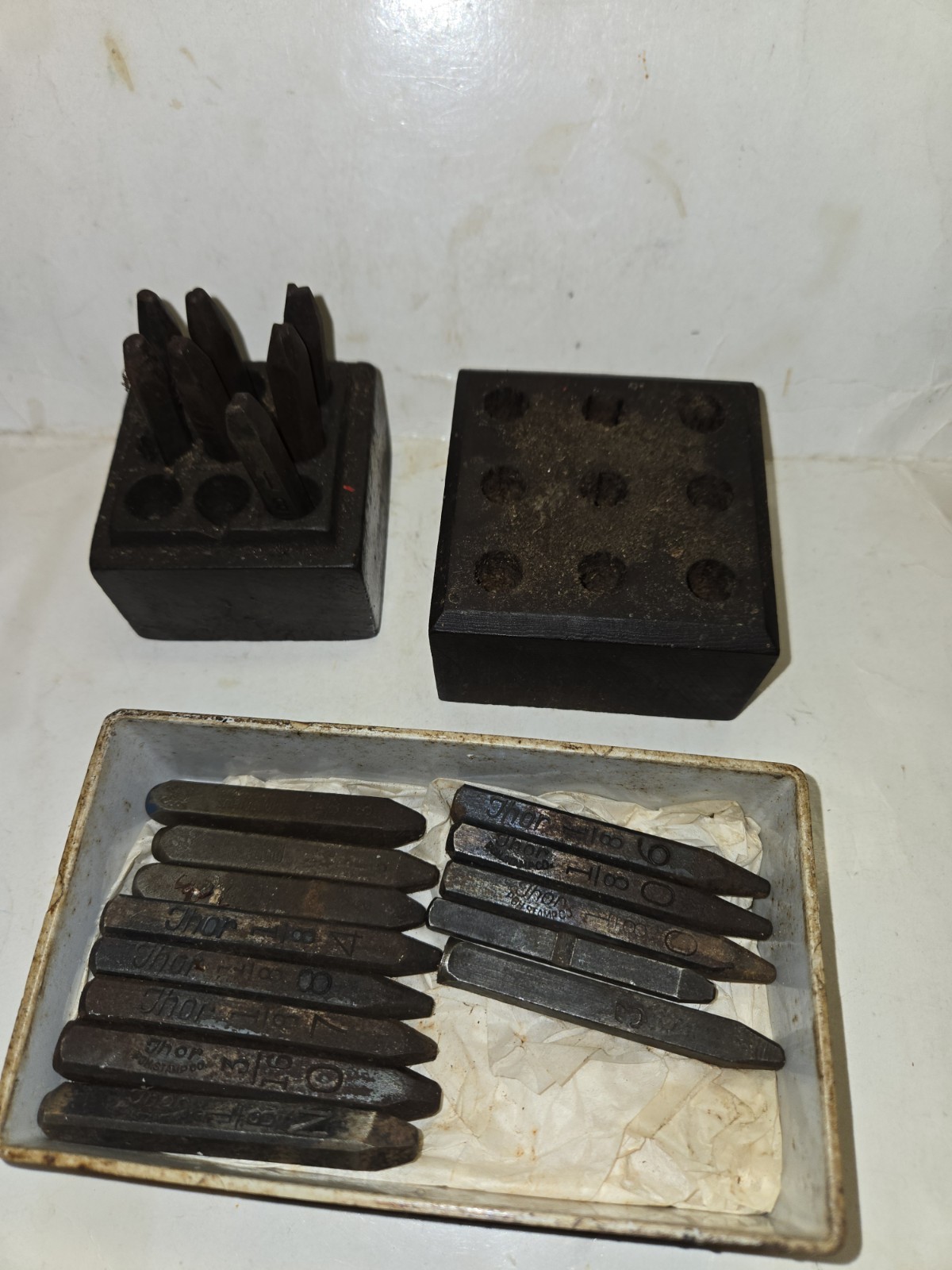 20 Vintage 50s/60s Thor Pittsburgh Pgh Stamp Co,Matthews 1/8 Letter Steel Stamps