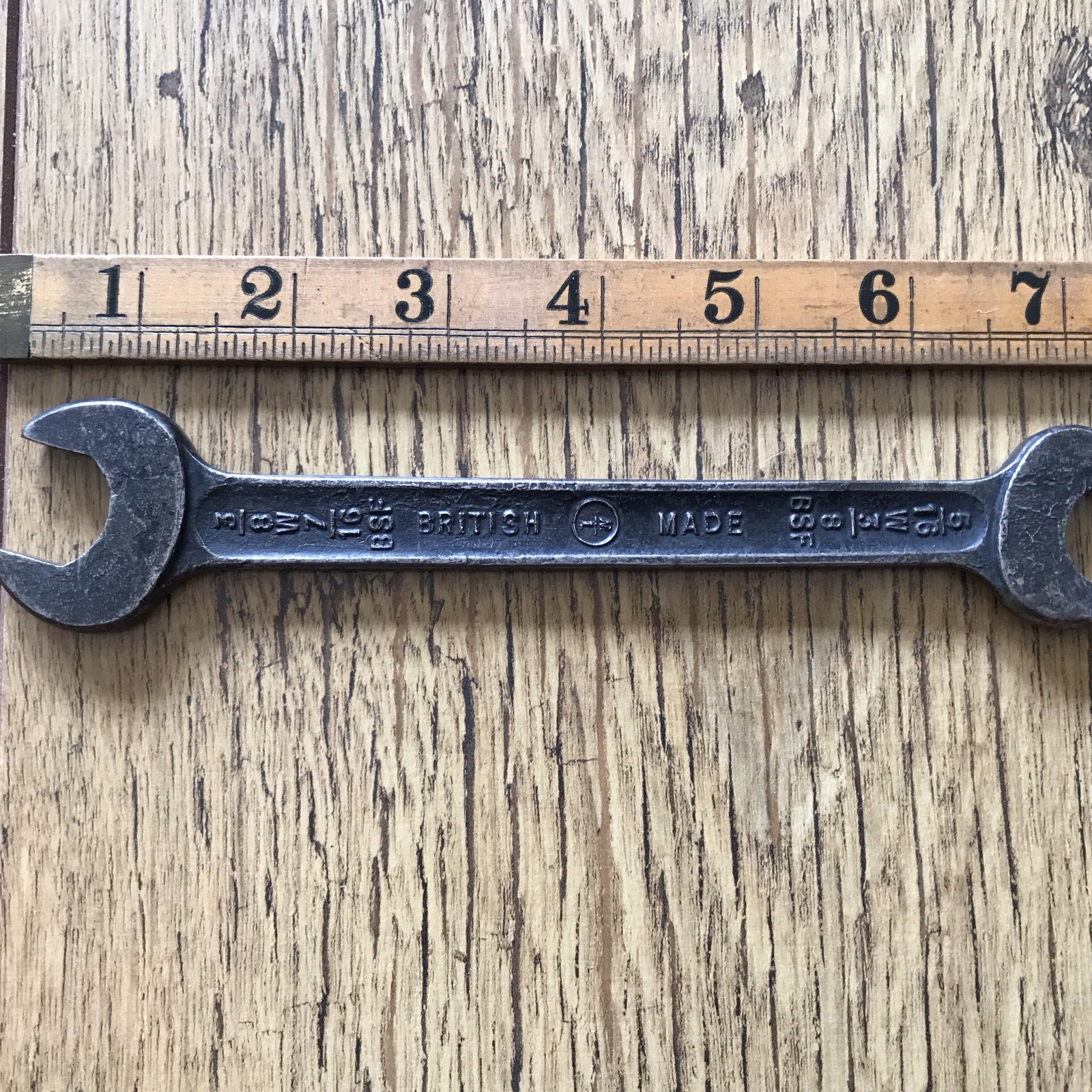 A Rare TW Superslim Stamped British Made Spanner 3/8” X 5/16” Whitworth.