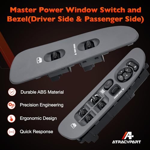 56049805AB Master Power Window Switch and Bezel(Driver & Passenger Side) Grey