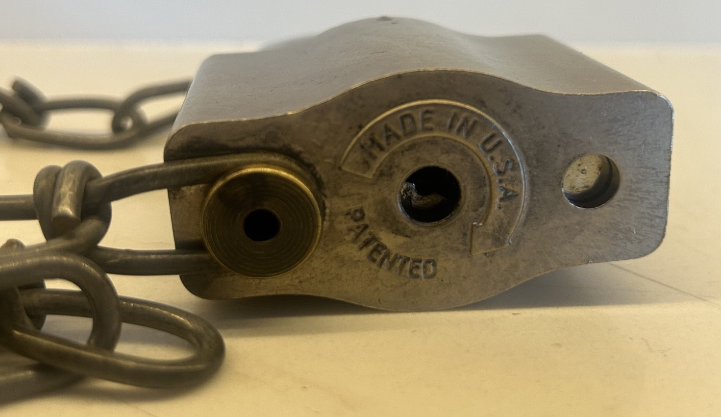 Vintage Antique Padlock Rare High Valued Historical American Lock