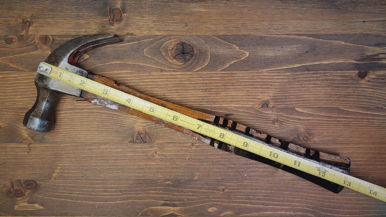 Vintage Buffalo 16 oz. Claw Hammer Octagon Face and Neck
