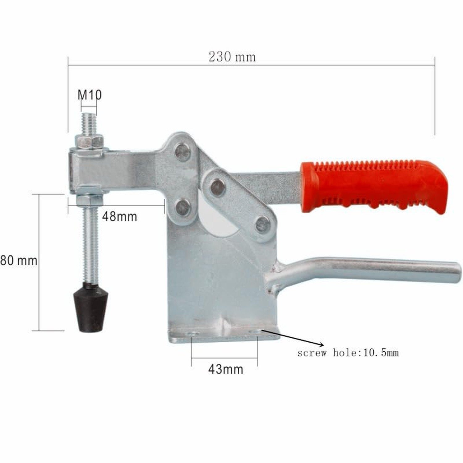 Heavy Duty Hold Down Toggle Clamp,882lbs Holding Capacity, Quick Release Larg…