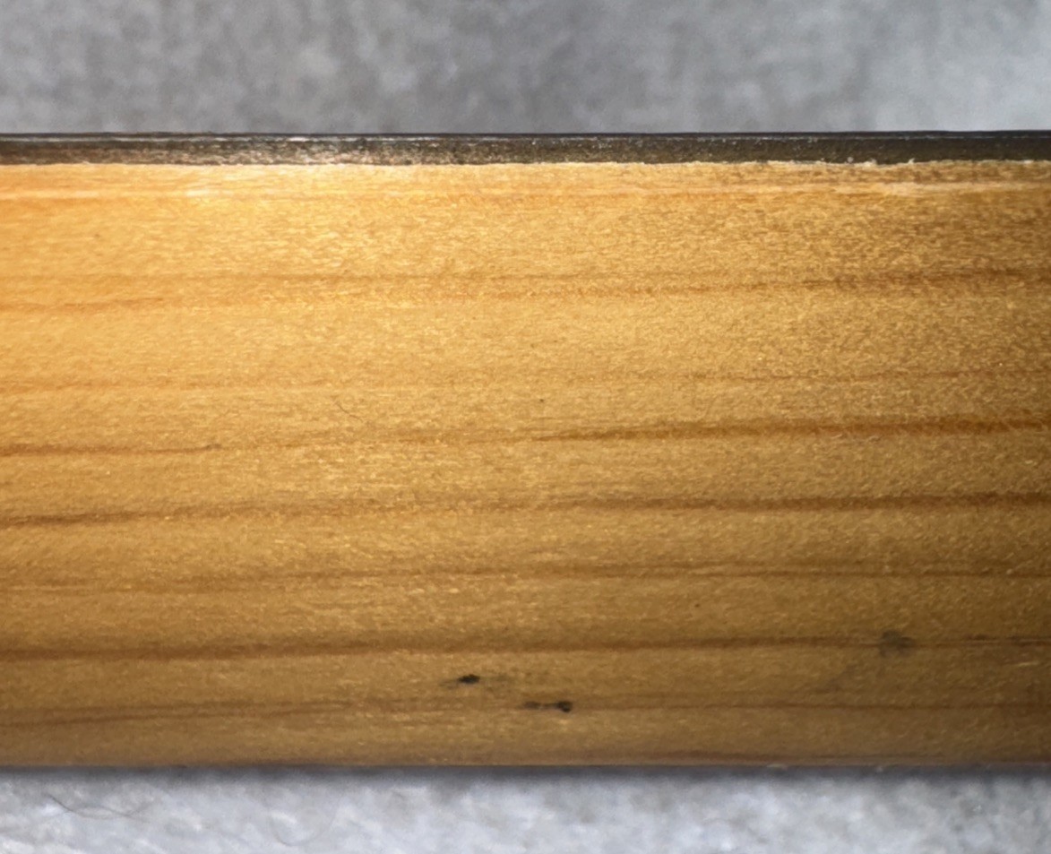 Vintage Made In USA 12″ Wooden Ruler Westcott Metal Edge.