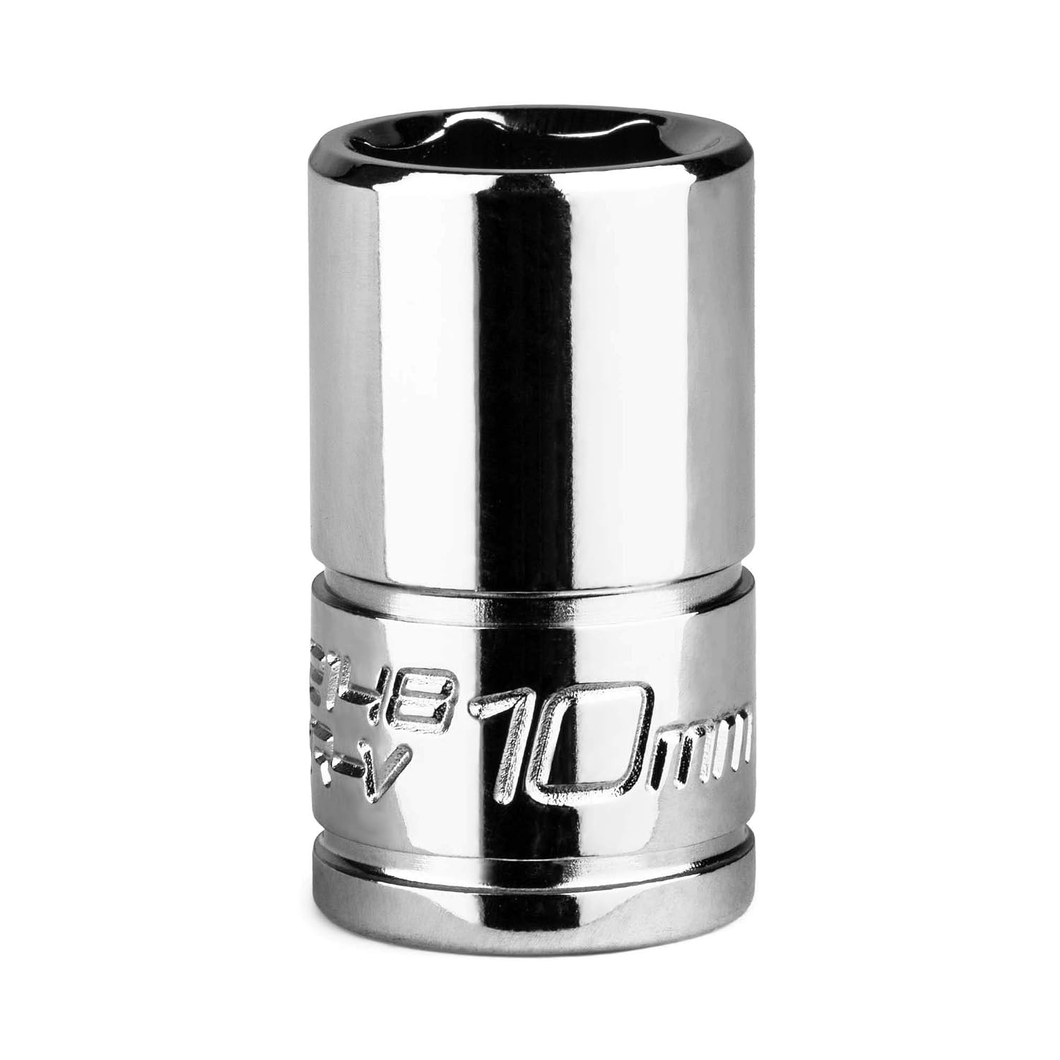 Capri Tools 10 mm Metric 6 Point Shallow Socket 1/4″ Drive Point Socket Set