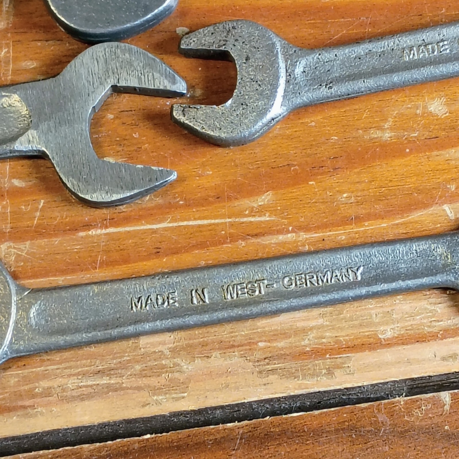 Lot Of 7 Vintage Made In West Germany DIN 895 Open End Wrenches Including Offset
