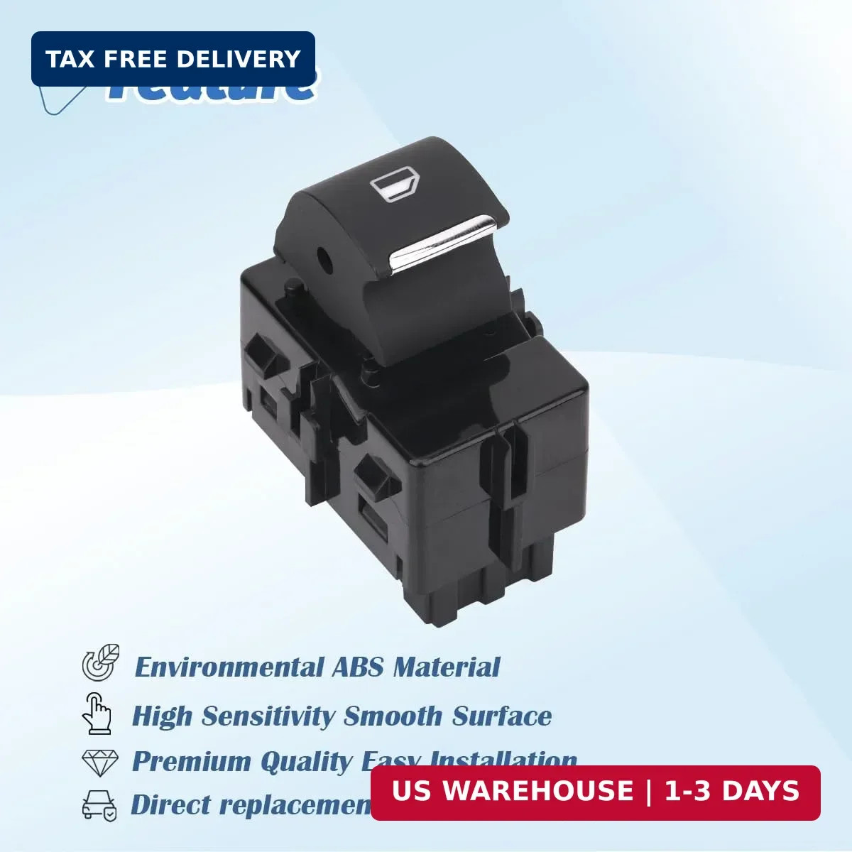 Passenger Power Window Switch for 2015-2020 Ford F-150 SW7340 5 Pins | Compatibl