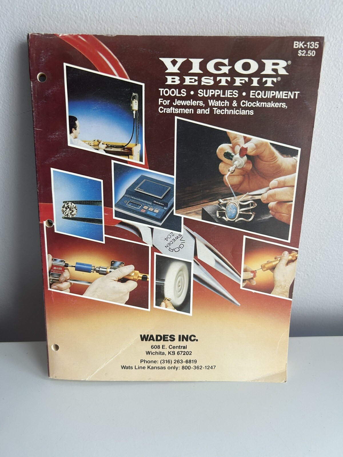 Vigor Bestfit Tools Supplies Equipment Catalog BK-135 Wades Inc 1986