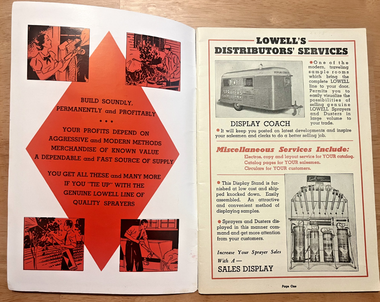 Lowell Quality Sprayers Catalog 41 Lowell Kent Co Michigan c. 1940’s catalog