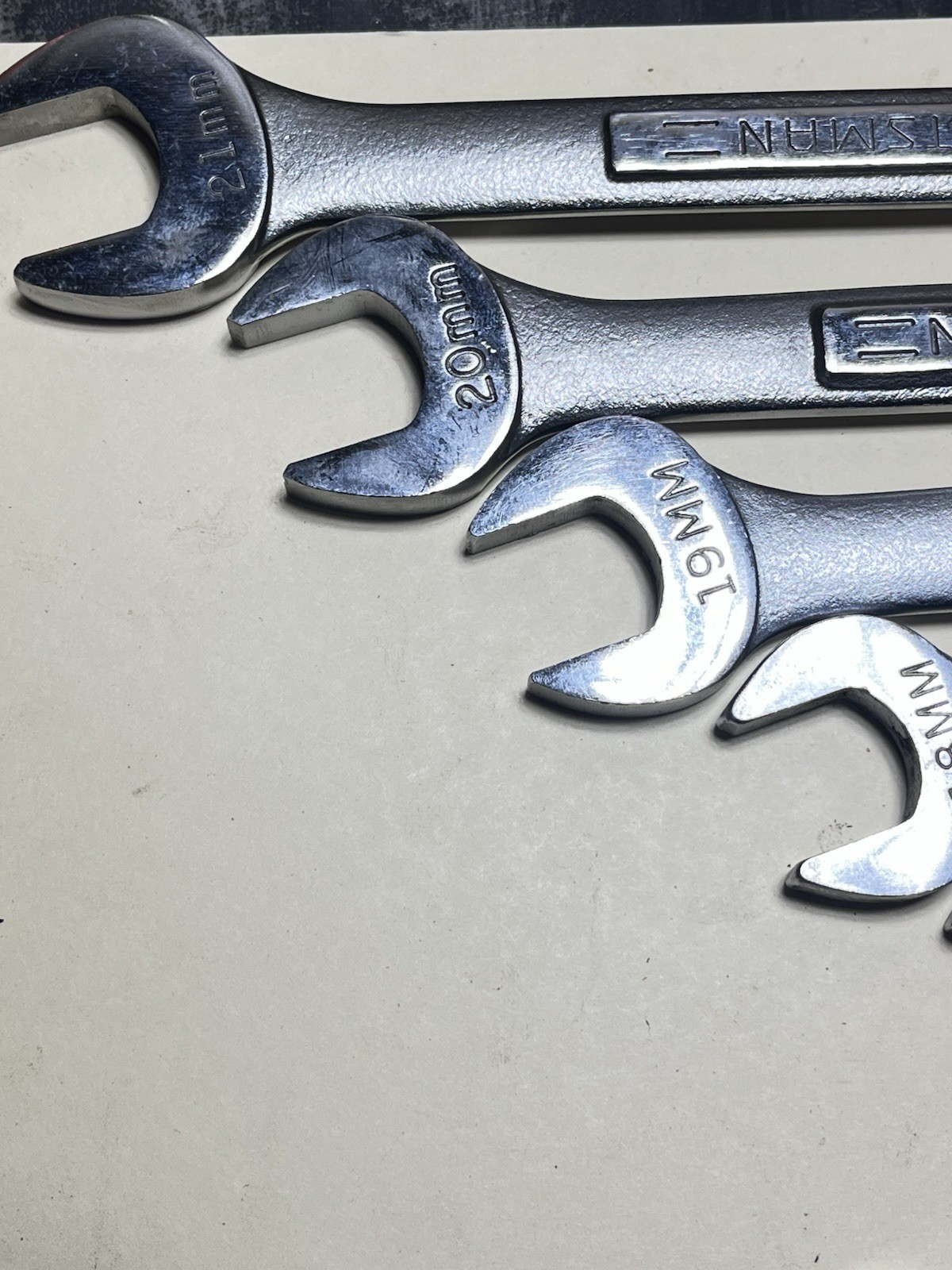 14 Pce. Craftsman Metric Combination Wrench Set 8-21mm Used VV SERIES