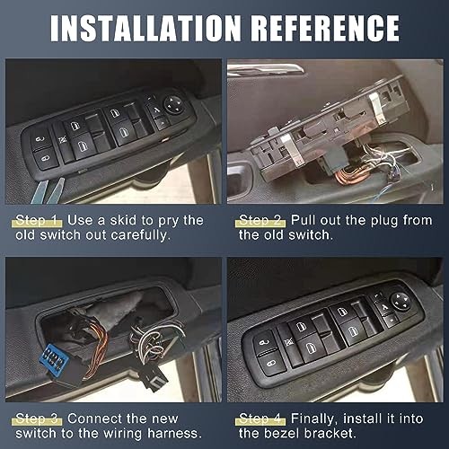 Replacement Driver Master Power Window Switch for Chevy Express 1500 2500 3500 0