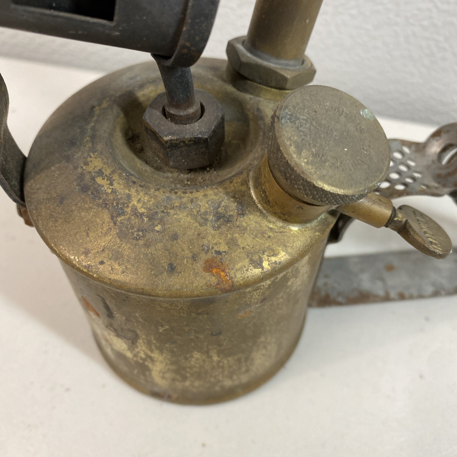 Radius Ltd No 47 Brass Paraffin Blow Lamp Burner Made In Sweden Vintage @D
