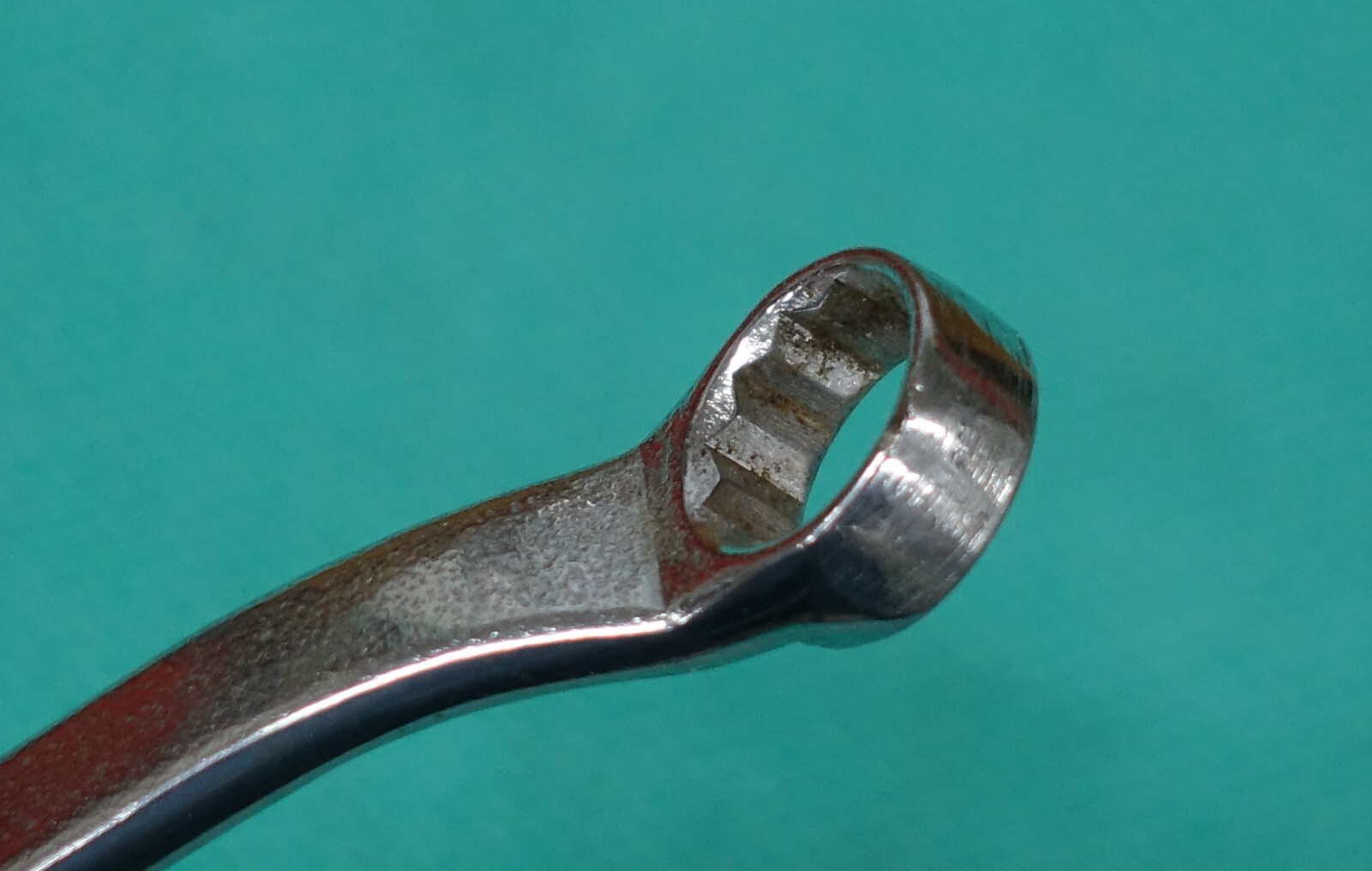 NOS Vintage S-K WAYNE # B-1214 3/8” x 7/16” Double Box End Wrench Forged USA