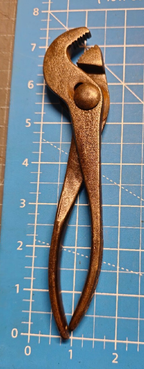 VTG ChannelLock Slip Joint Pliers NO. 407, CHAMPION DeARMENT Meadville, PA. USA