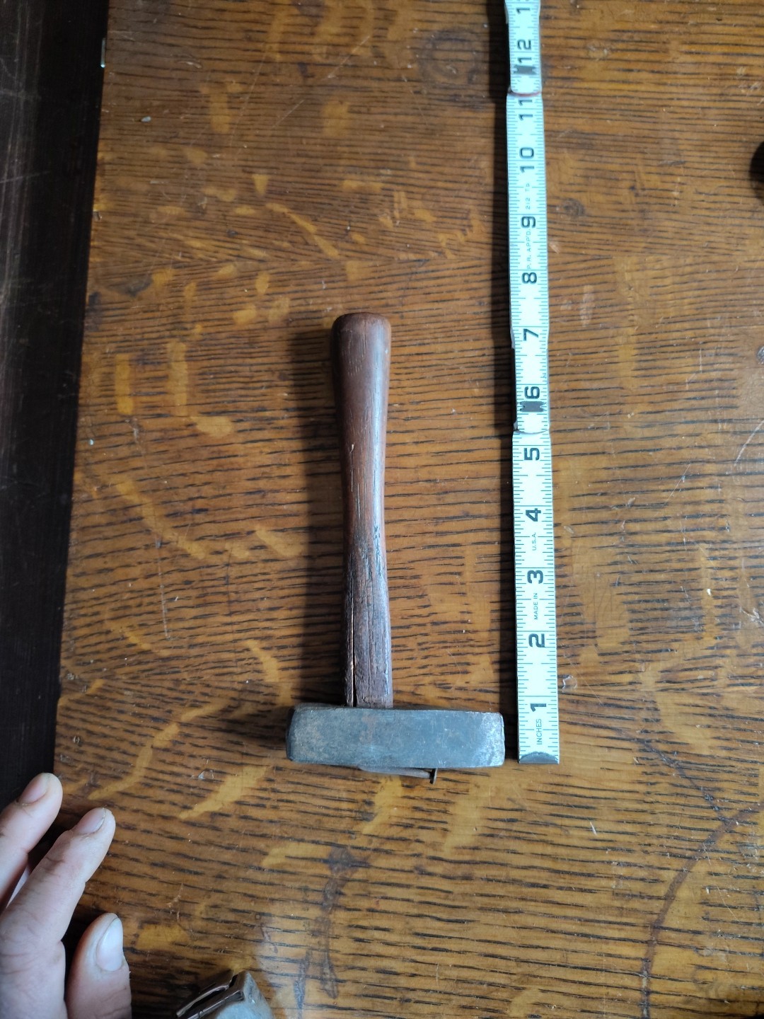 8 Vintage Hammers Ball Peen/Claw/2lb Maul Cobblers Antique Tools Collectibles