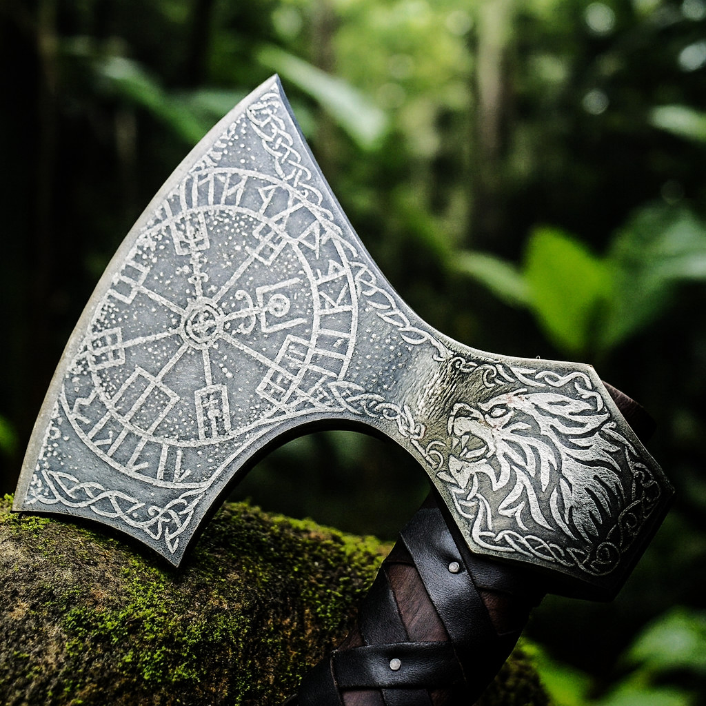 Axes Berserker Axe Hatched Tomahawk Battle Axe 27 Long Axe Fenrir Axe GiftSCA-12