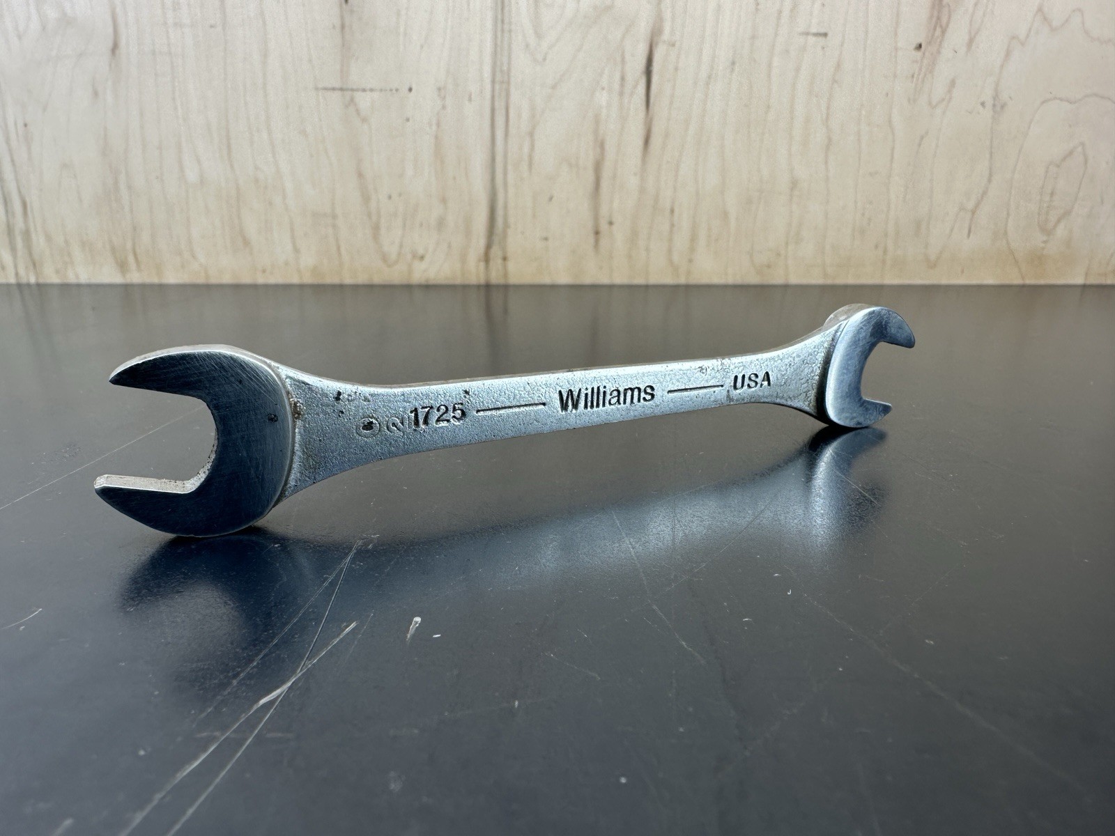 Used Vintage Williams Open End Wrench 1/2″ X 7/16″ Model 1725 Made In Usa