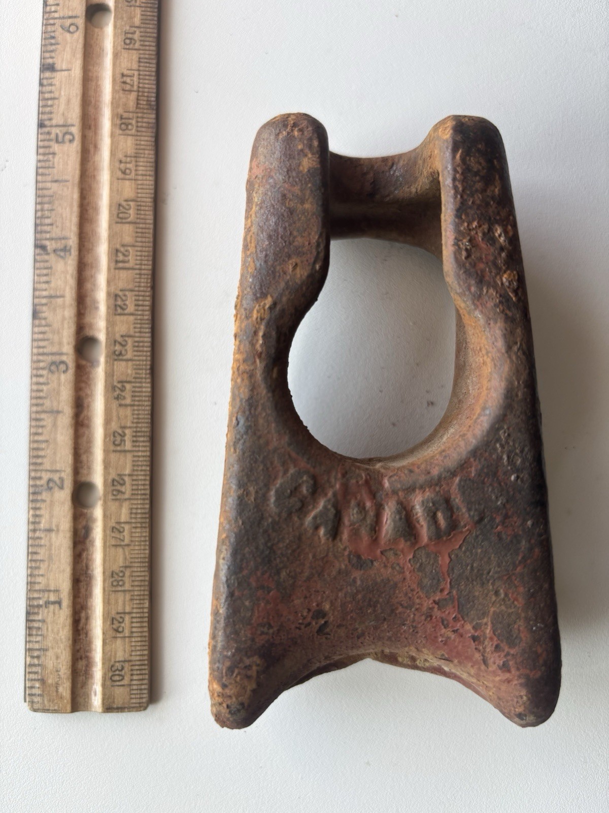 Vintage Roloc Midget Canada Choker Bell Logging Rustic Antique Yarding
