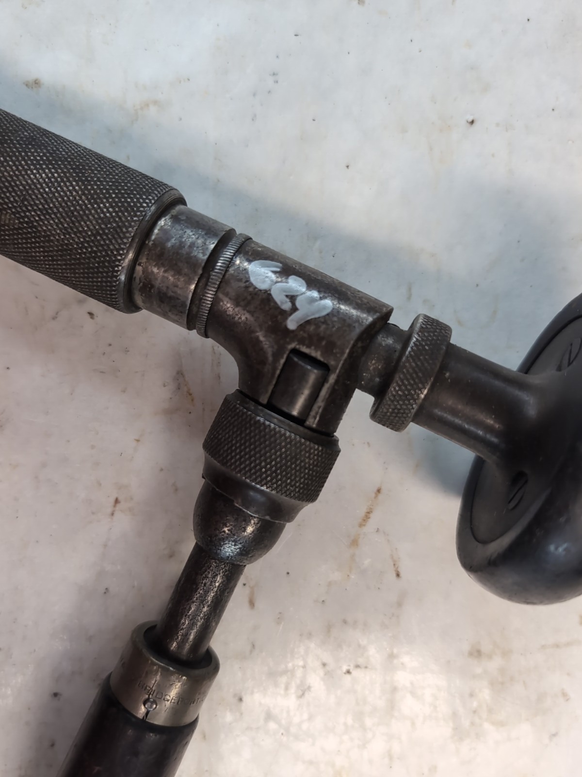 John Fray Socket Corner Brace. Vintage Hand Drill. Made In The USA