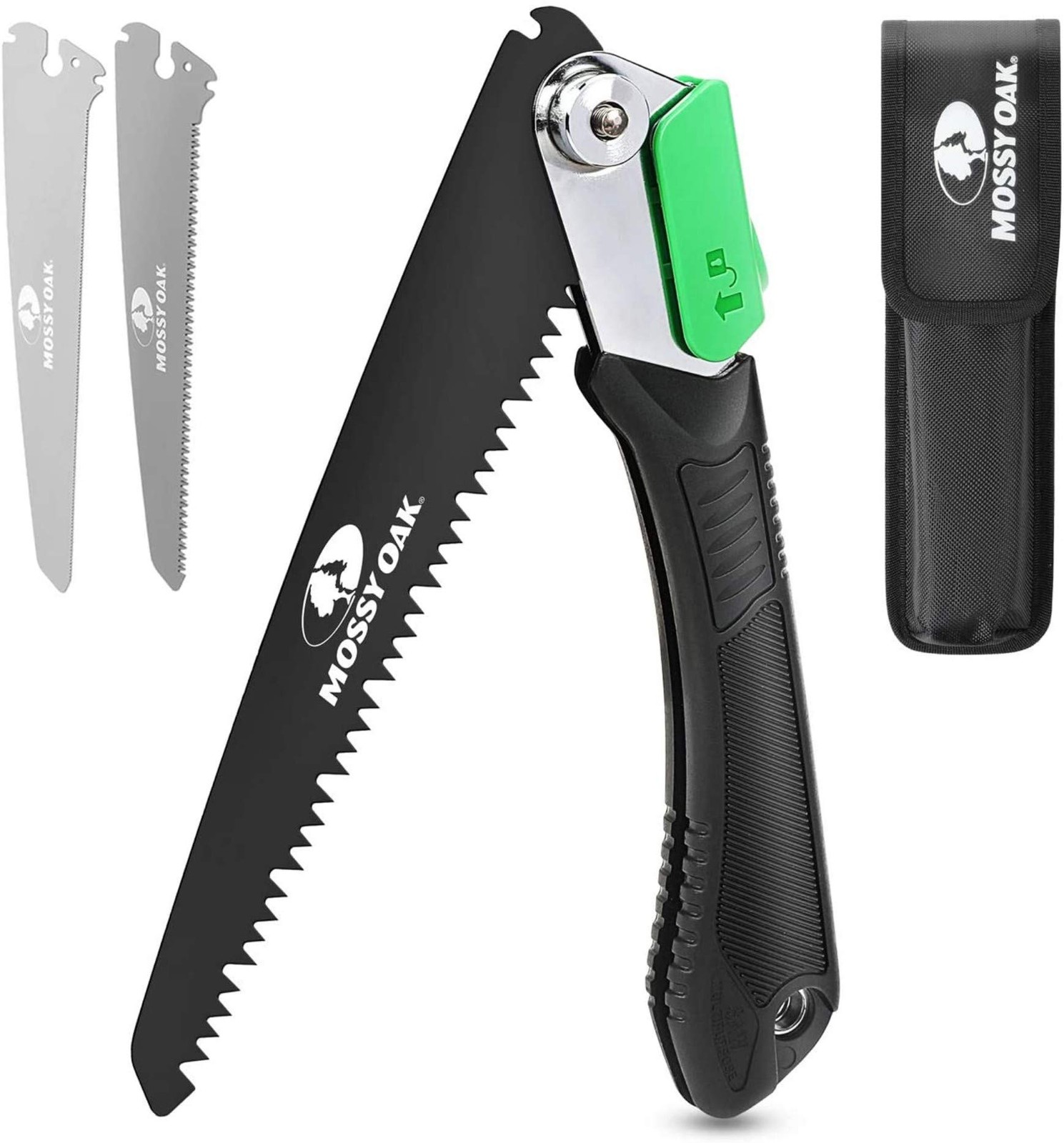 7.5 Inch Folding Hand Saw with 3 Blades for Wood Plastic Metal and Bone
