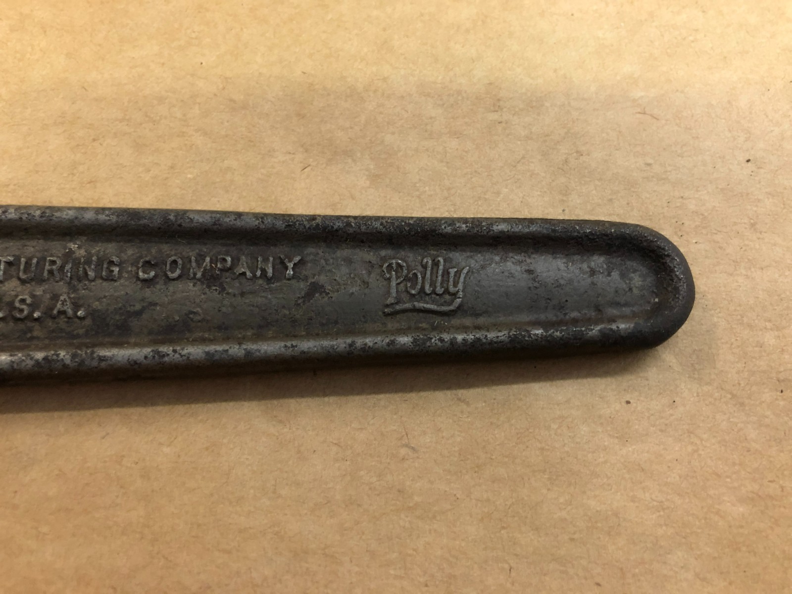Unique Vintage Polly Gellman 9″ No. 91 Adjustable Wrench Tool