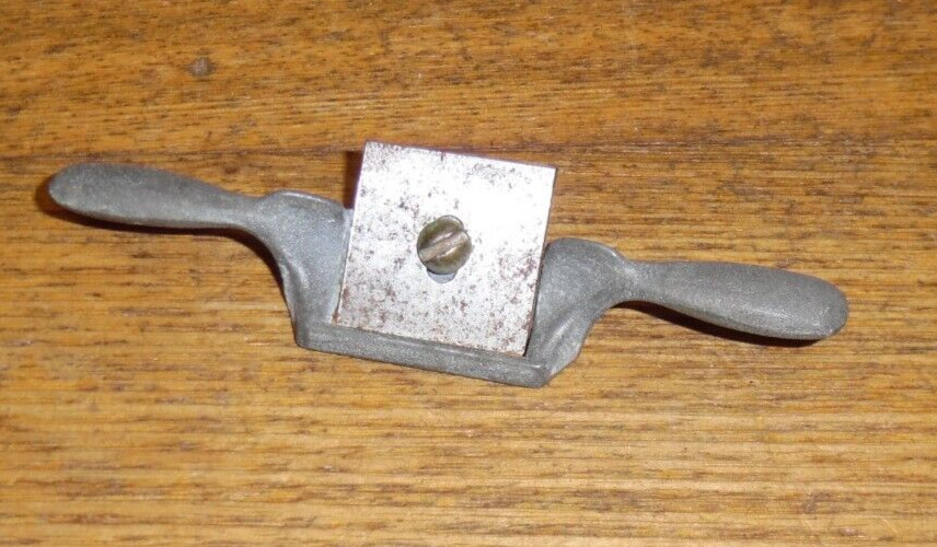 Vintage Miniature Spokeshave or Cabinet Scraper Planer Tool – 3.5″