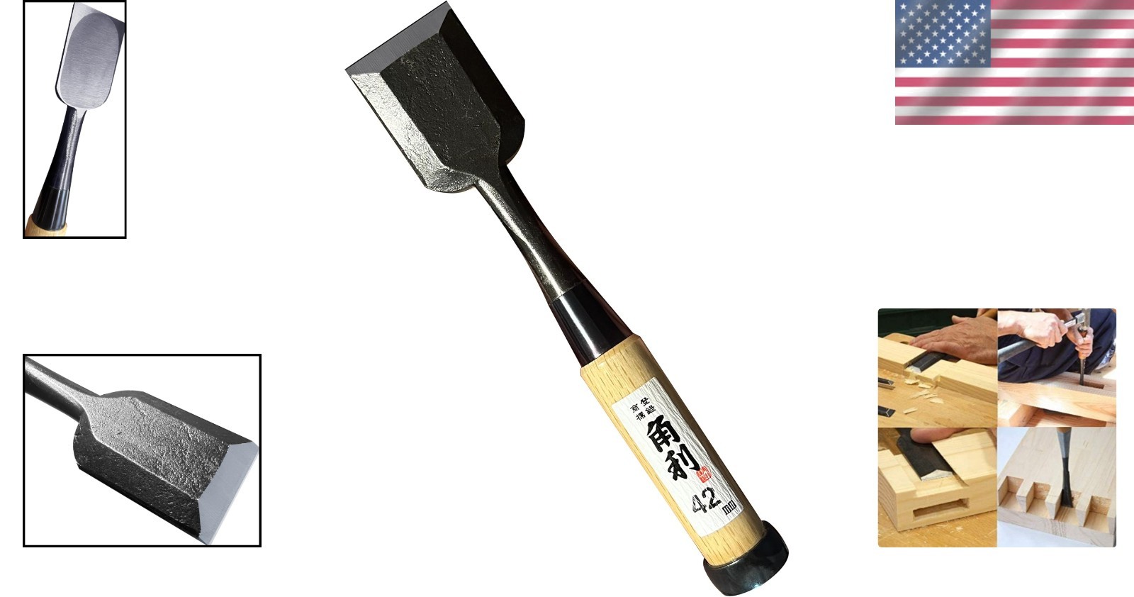 Authentic Japanese Woodworking Tool – White Oak Handle`