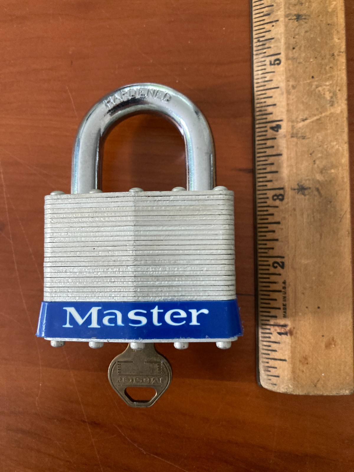 MASTER LOCK NO. 15 BIG HEAVY DUTY PADLOCK WITH KEY MADE IN THE USA