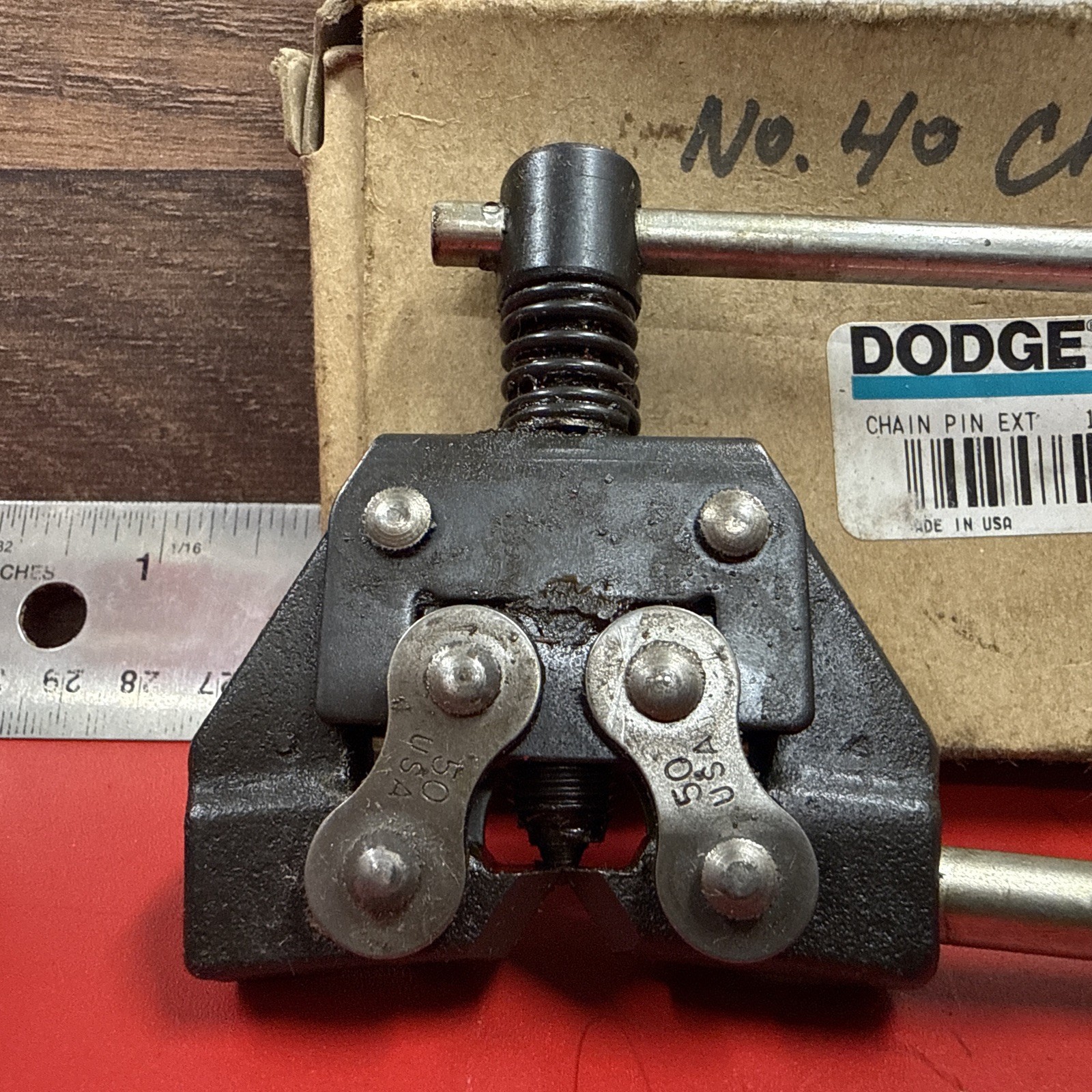 Vintage Dodge Chain Pin Extractor #098175 Size 101-1 In Box U.S.A.