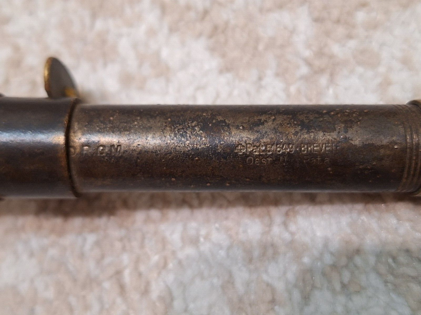 antique soldering iron element patent 51649 WW2